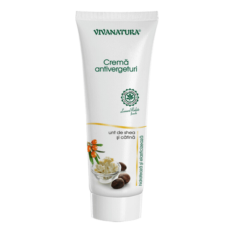 Crema antismagliature con burro di karité e olivello spinoso, 250 ml, Vivanatura