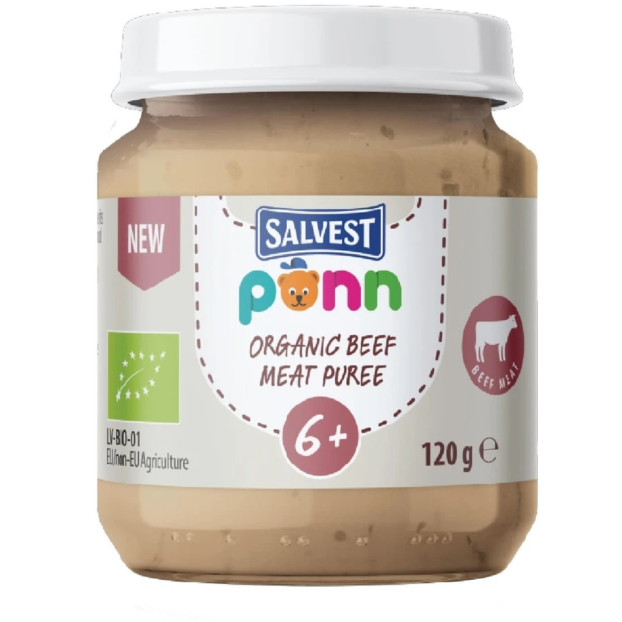 SALVEST Põnn BIO Runderpuree 120 g