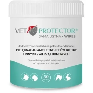 JM Sante Vet Protector Oral Cavity Wipes Caps for ...