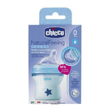 CHICCO Biberon Natural Feeling ROZ, 150 ml si suzeta physiosoft sil 0+ 0974010-7