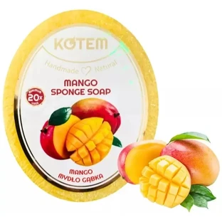 Săpun cu burete de mango KOTEM 125 g