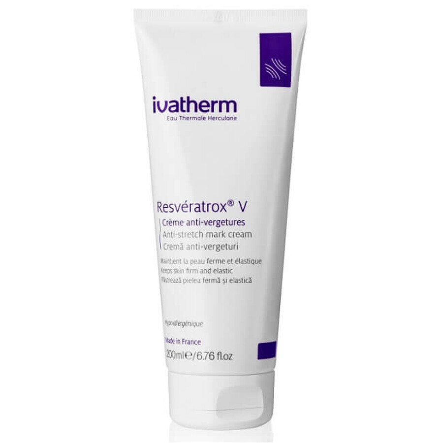 Crema antiestrías Resveratrox V, 200 ml, Ivatherm