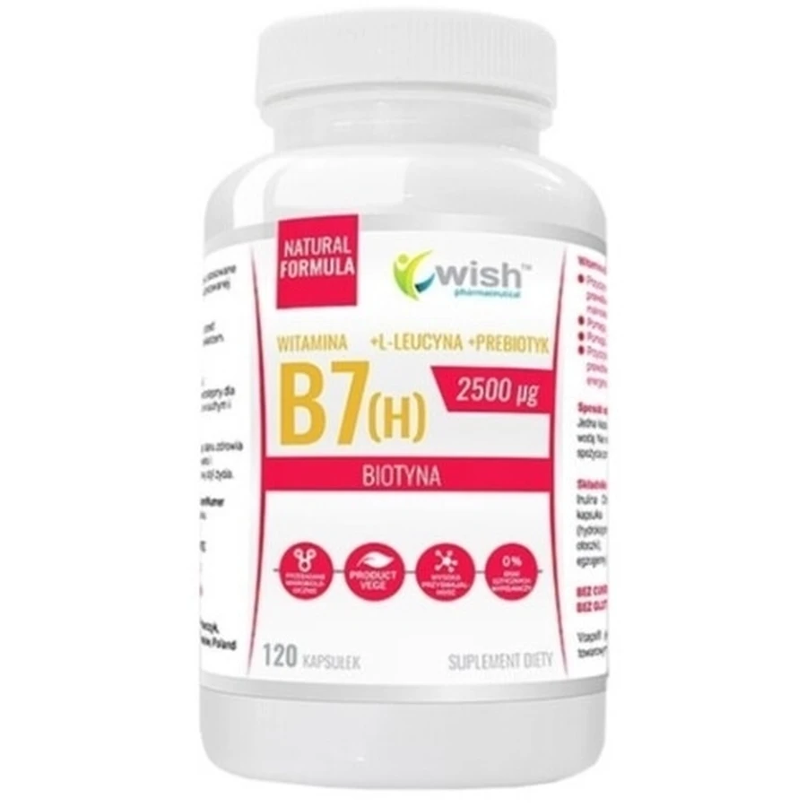 Wish Vegan Vitamina B7 2500 120 capsule.