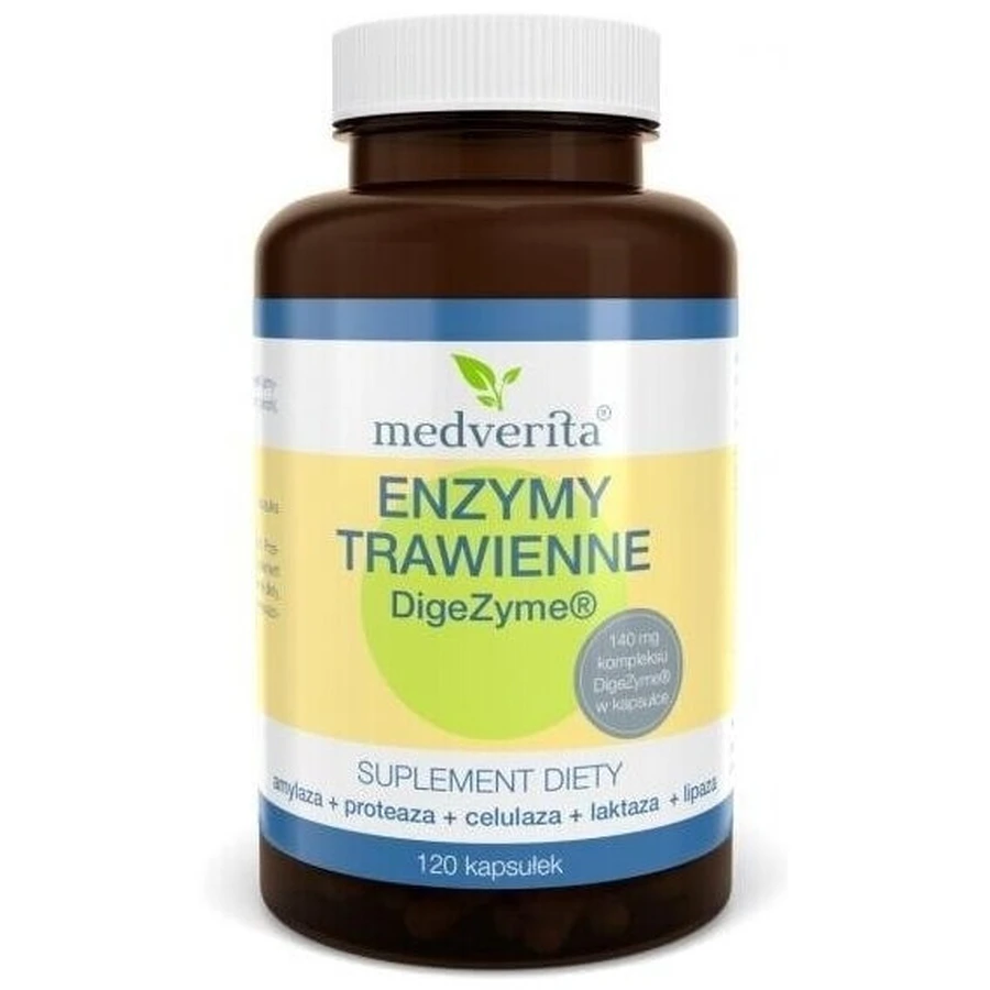 Medverita Verdauungsenzyme 120 Kapseln