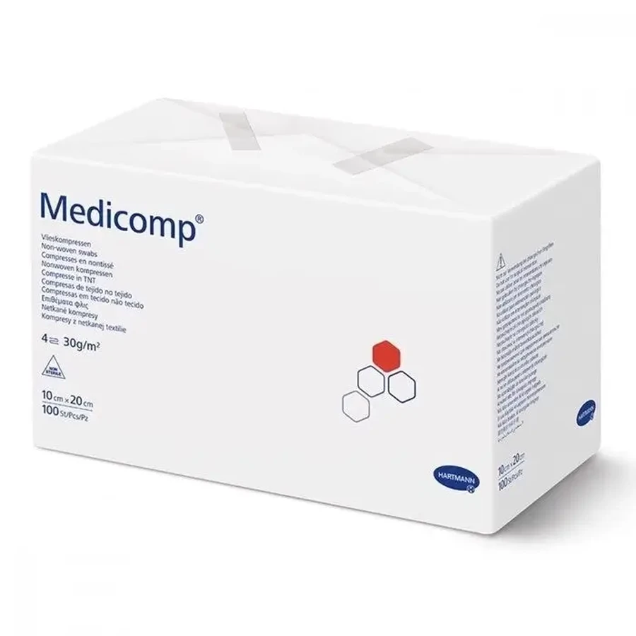 Medicomp Compressa non sterile 10 x 20 cm 100 pezzi