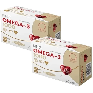 Ring Omega-3 1000 60 Kapseln Mehrfachpackung x 2