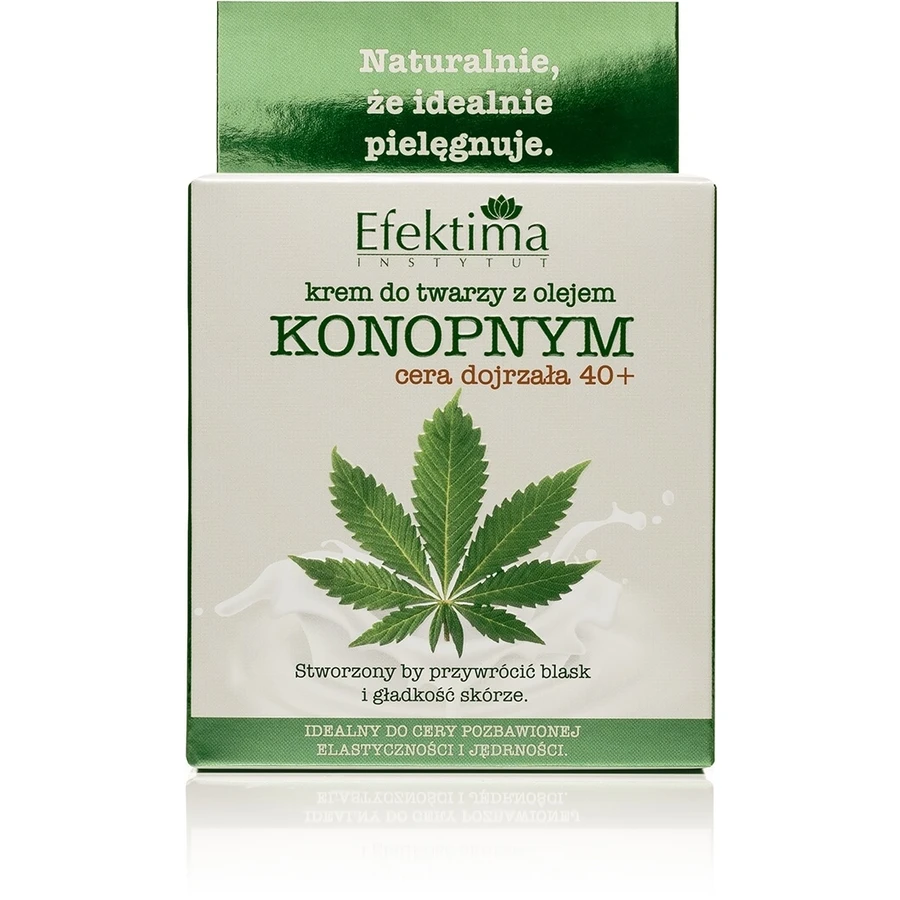 EFEKTIMA Crème pour le visage à l'huile de chanvre peau mixte et ...