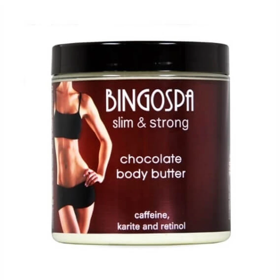 BINGOSPA Schokolade Körper Butter Koffein, Karite, ...