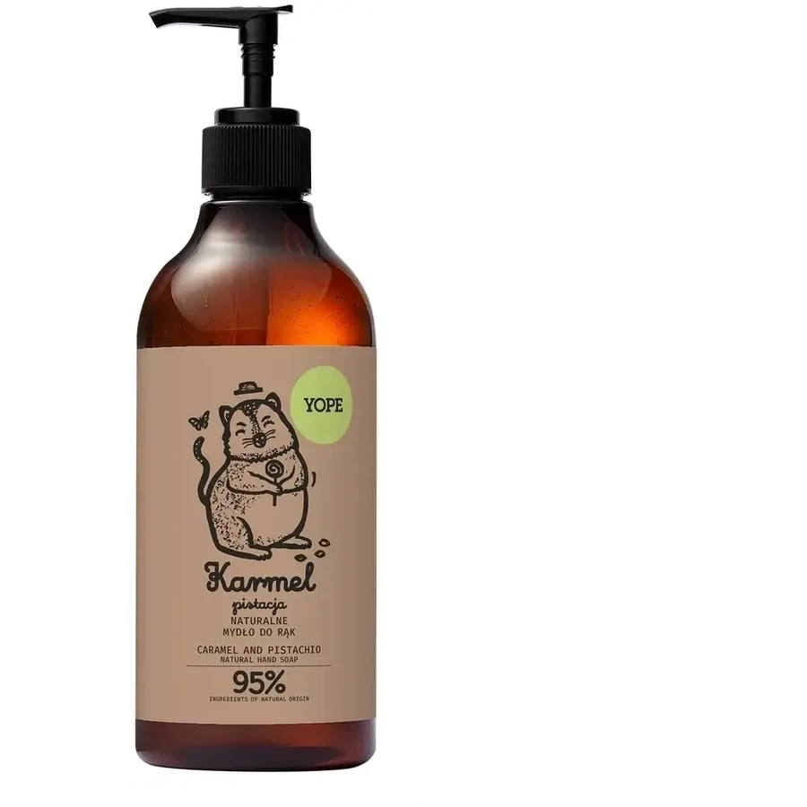YOPE Săpun de mână natural Caramel & Pistachio 500 ml
