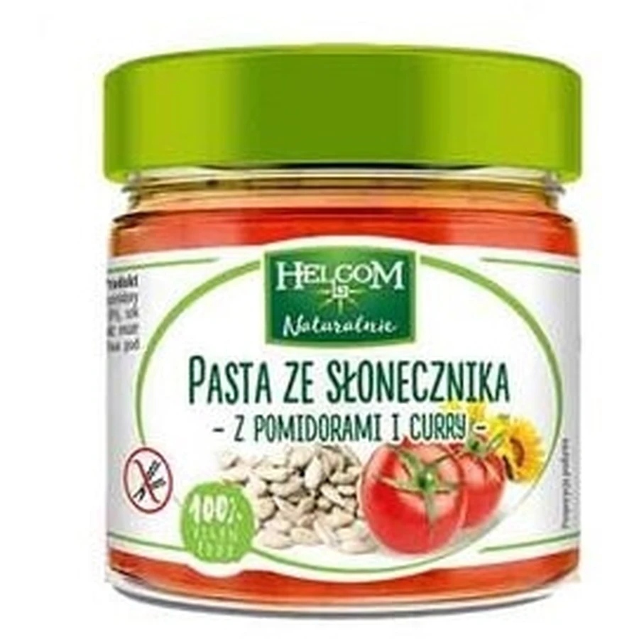 Helcom Pâte de tournesol aux tomates et au curry 180 g