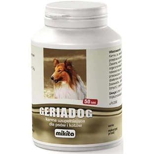 MIKITA GERIADOG 50 COMPRIMIDOS PARA PERROS SENIOR, DEBILITADOS, ...