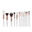 Jessup White/Rose Gold Mix Perie de păr Set de 15 perii