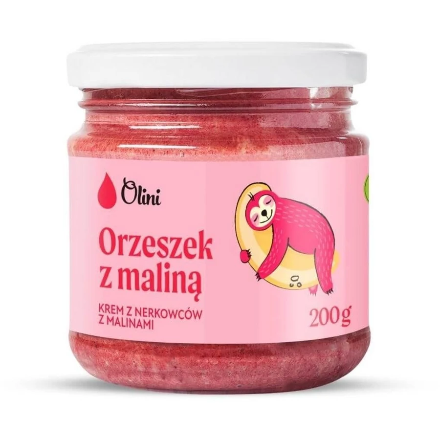 OLINI Cashewnusscreme mit Himbeeren 200 g