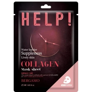 BERGAMO HELP! Mască de foi elasticizantă cu colagen ...