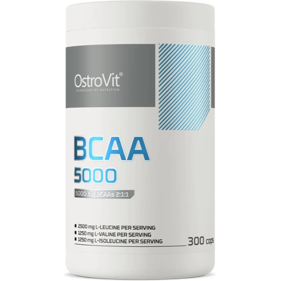 OstroVit BCAA 5000, 300 Kapseln