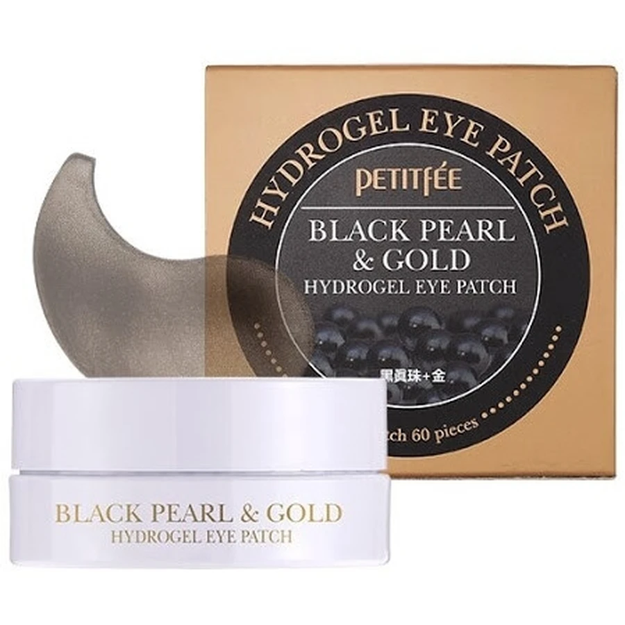 Petitfee Patch hydrogel pour les yeux perle noire et or 60 pcs.