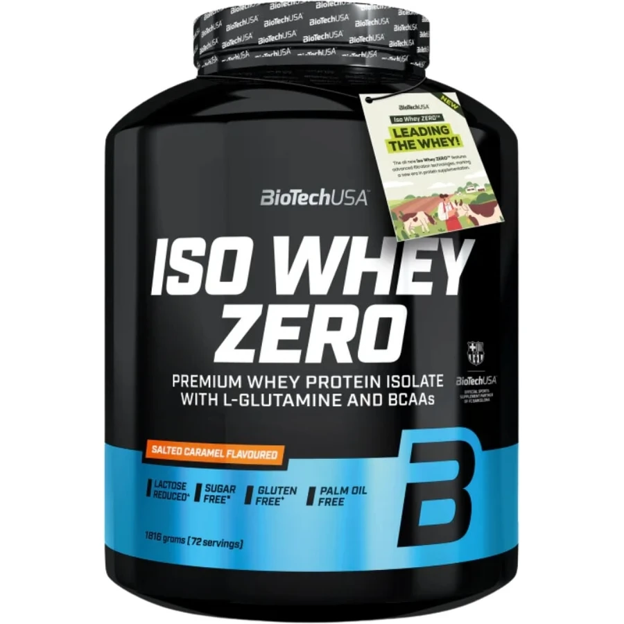 BioTech USA Iso Whey Zero białko o smaku słonego karmelu ...: ceny i cechy