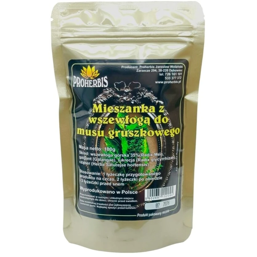 PROHERBIS Mix pentru păduchi pentru mousse de pere 100 g