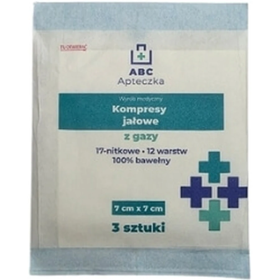 Kit di pronto soccorso ABC compresse di garza sterile 17 fili 12 strati ...