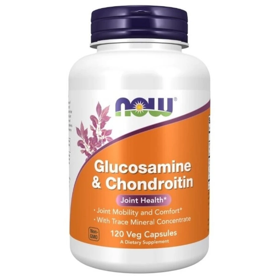 Now Foods Glucozamină și condroitină Trace Minerals 120 ...