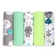EGA flanelle impression couche, 70 x 80 cm, set No. 4, 5 ...