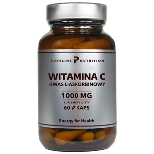 Pureline Nutrition Vitamina C 1000mg 60 capsule.