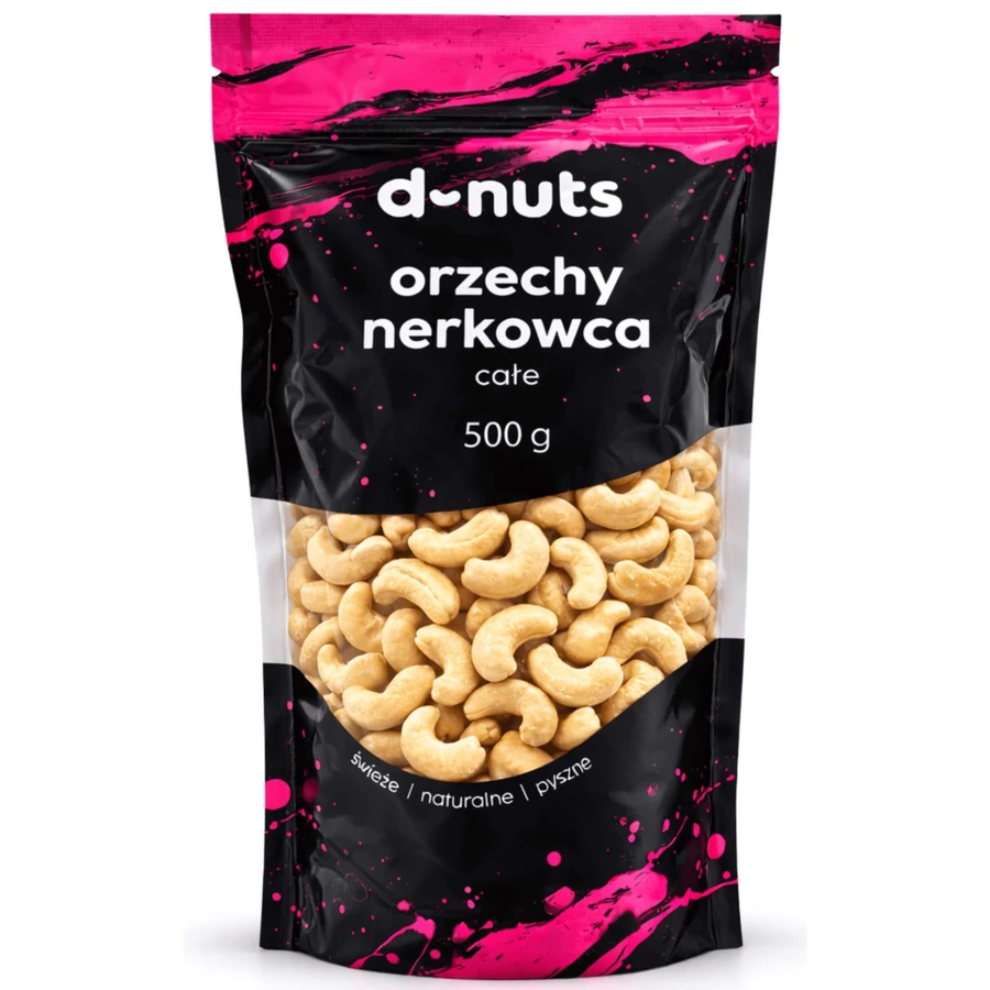 D-nuts Nuci caju întregi 500 g