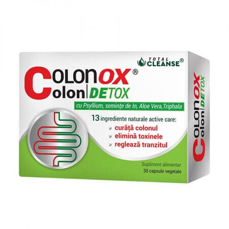 Colon Detox Colonox, 30 capsule, Cosmopharm