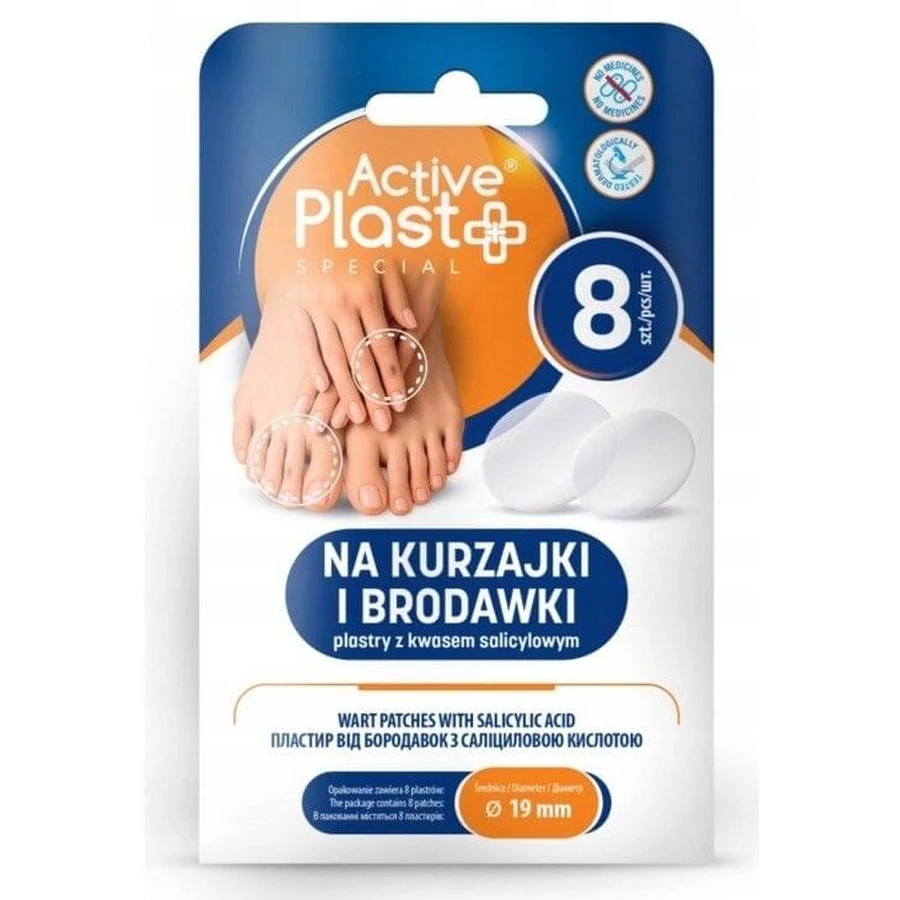 ActivePlast Spezialpflaster für Warzen und Warzen mit Säure ...