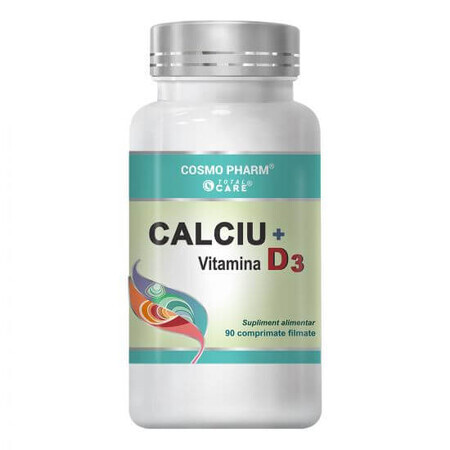 Calcio + Vitamina D3, 90 comprimidos, Cosmopharm