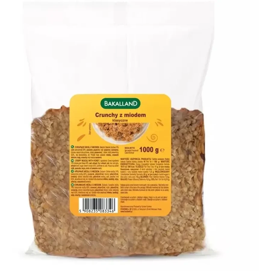 Bakalland Chrupiące Musli 1 kg: ceny i cechy
