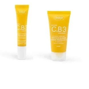 Ziaja Set C.B3 Glow Cream SPF15 50ml + cremă de ochi 15ml