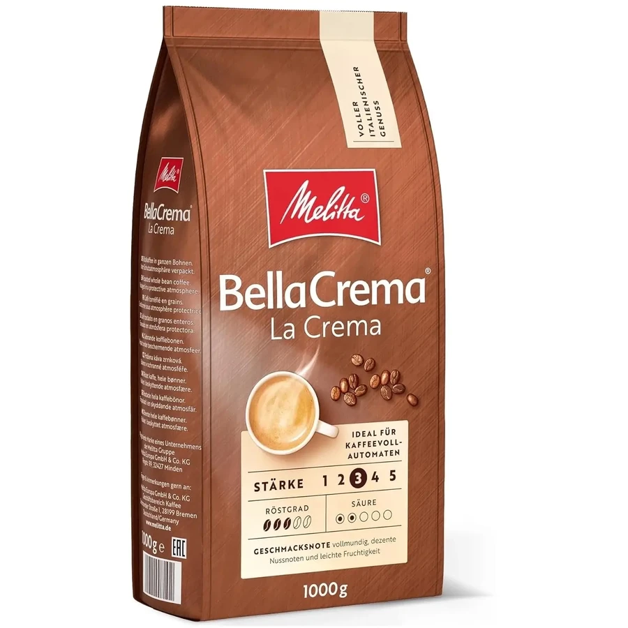 Melitta Bella Crema Bohnenkaffee 1 kg