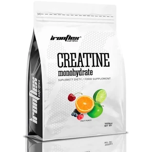 IronFlex Kreatyna monohydrat Poncz owocowy 1000g