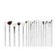 Jessup White/Silver Mix Hair Brush Set de 20 cepillos.