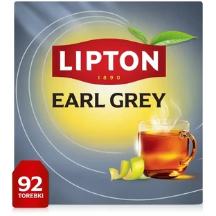 Lipton Earl Grey Lemon  herbata czarna 92 saszetki