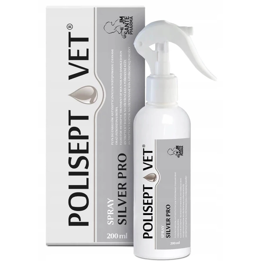 Polisept Vet Spray Silver Pro Wundspray 200 ml.