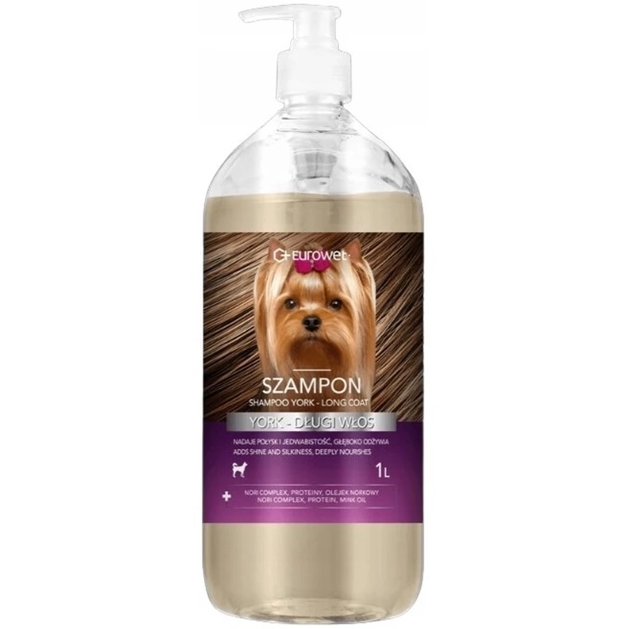 Eurowet Shampooing pour chiens de race York 1000 ml