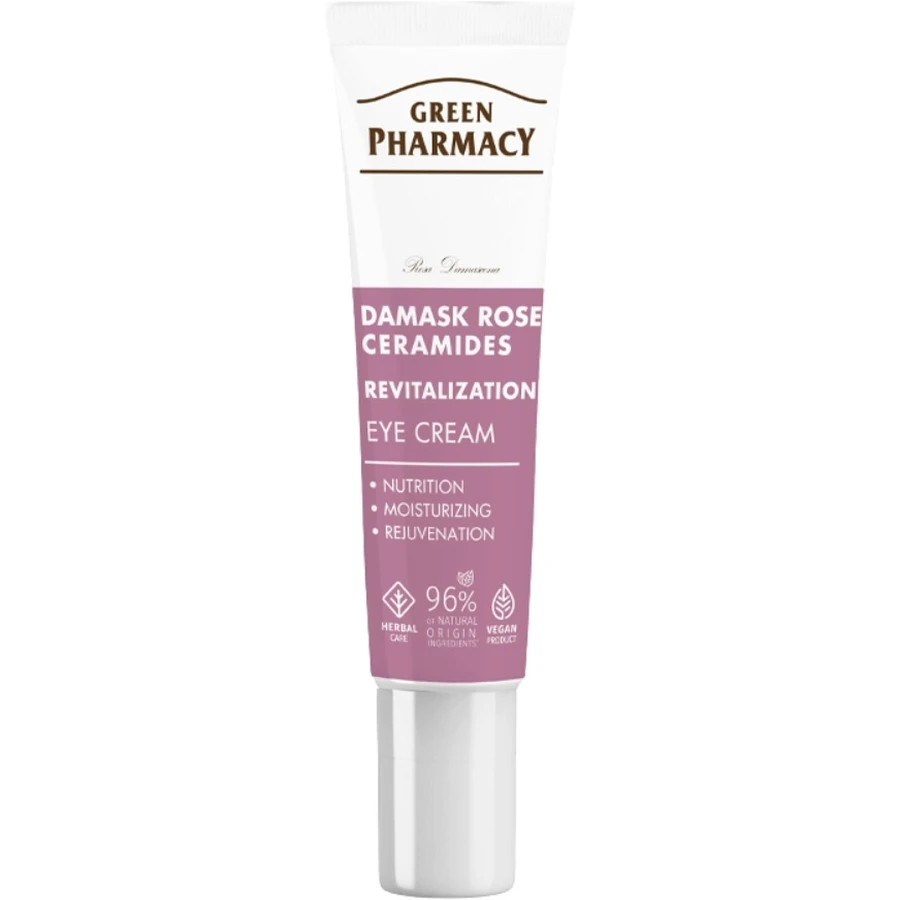 Green Pharmacy Cremă de ochi cu trandafir de Damasc, ceramide 15 ...