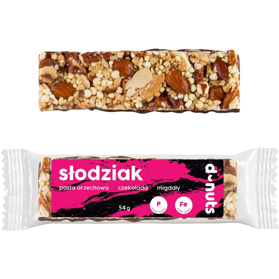 Baton de ciocolată D-nuts 54 g