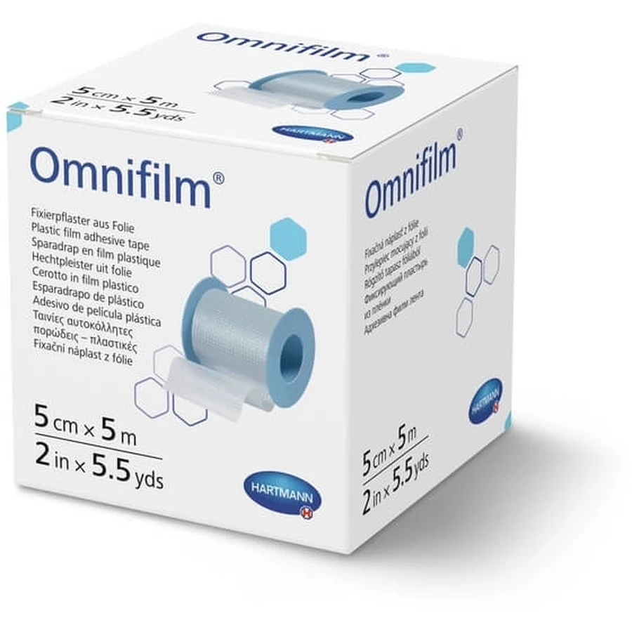 Omnifilm Porous film patch on a roll 5 m x 5 cm 1 ...