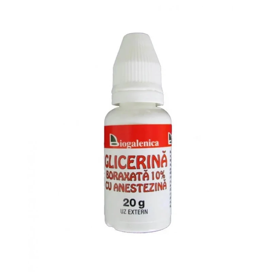 Anestésico 10% glicerina bórax - 20 ml, Biogalenica