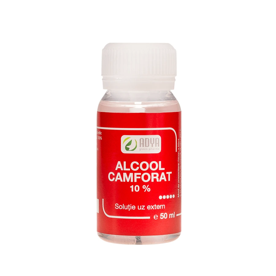 Alcohol alcanforado 10% X 50 ml, Adya Green