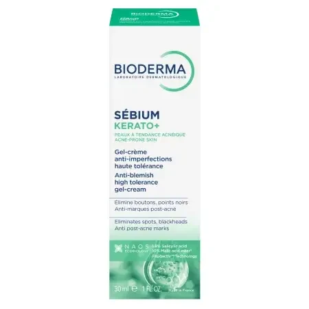 Crème anti-imperfections avec SFP 30 Sebium Kerato+, 30 ml, Bioderma