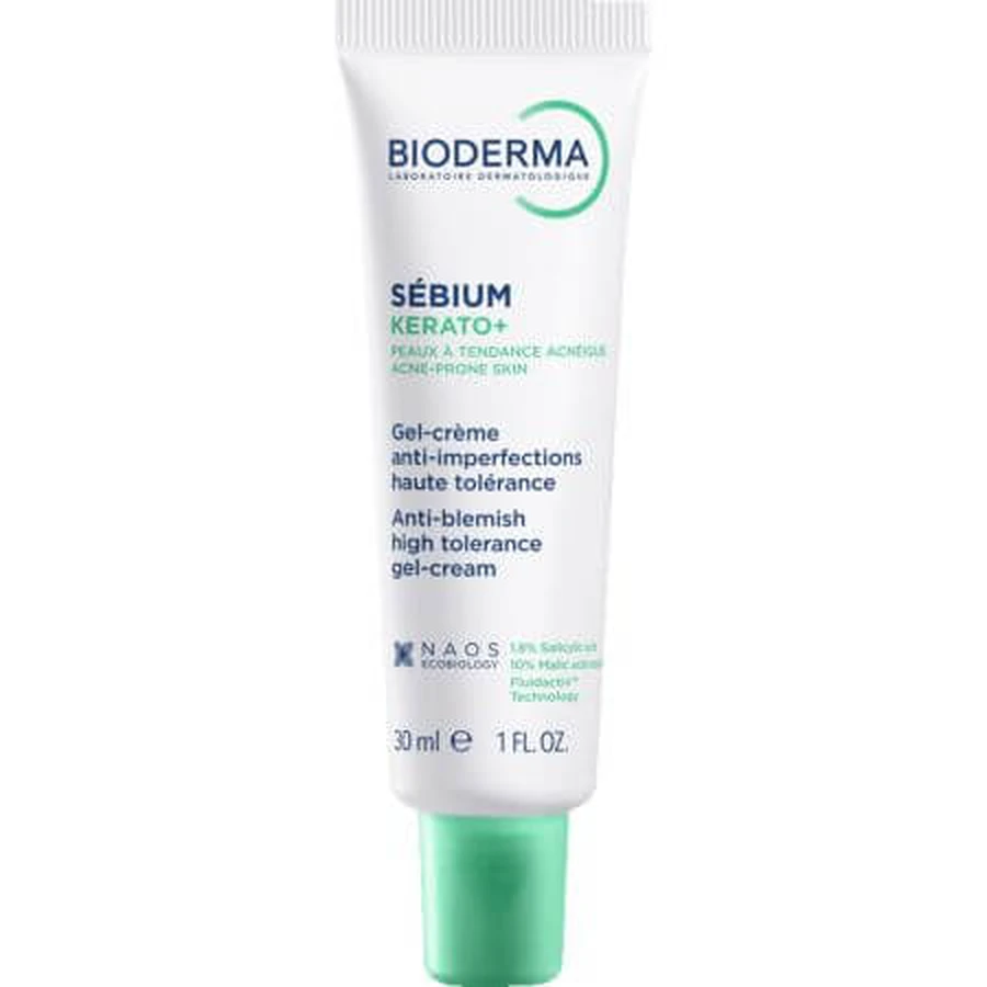 Crème anti-imperfections avec SFP 30 Sebium Kerato+, 30 ml, Bioderma