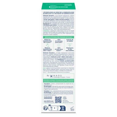 Crème anti-imperfections avec SFP 30 Sebium Kerato+, 30 ml, Bioderma