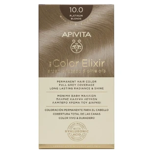 Apivita | My Color Elixir Colore permanente per capelli n. 10.0 Biondo | 50ml