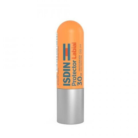 ISDIN Protector Labial Stick Solare Protezione Labbra SPF30, 4g