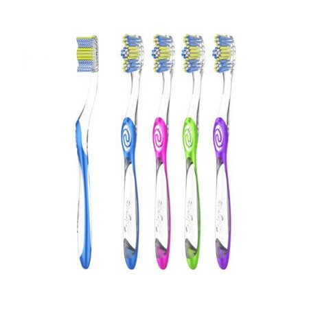 Cepillo de Dientes Twister Mediano, Varios Colores, Colgate