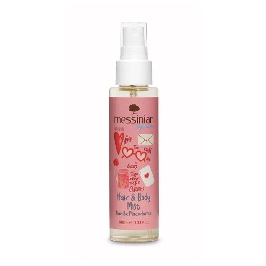 Messinian Spa | Bruma para Cabello y Cuerpo Vainilla Macadamia | 100ml